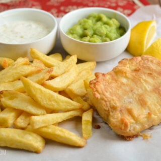 Best Ever Low Calorie Fish and Chips Fakeaway Night