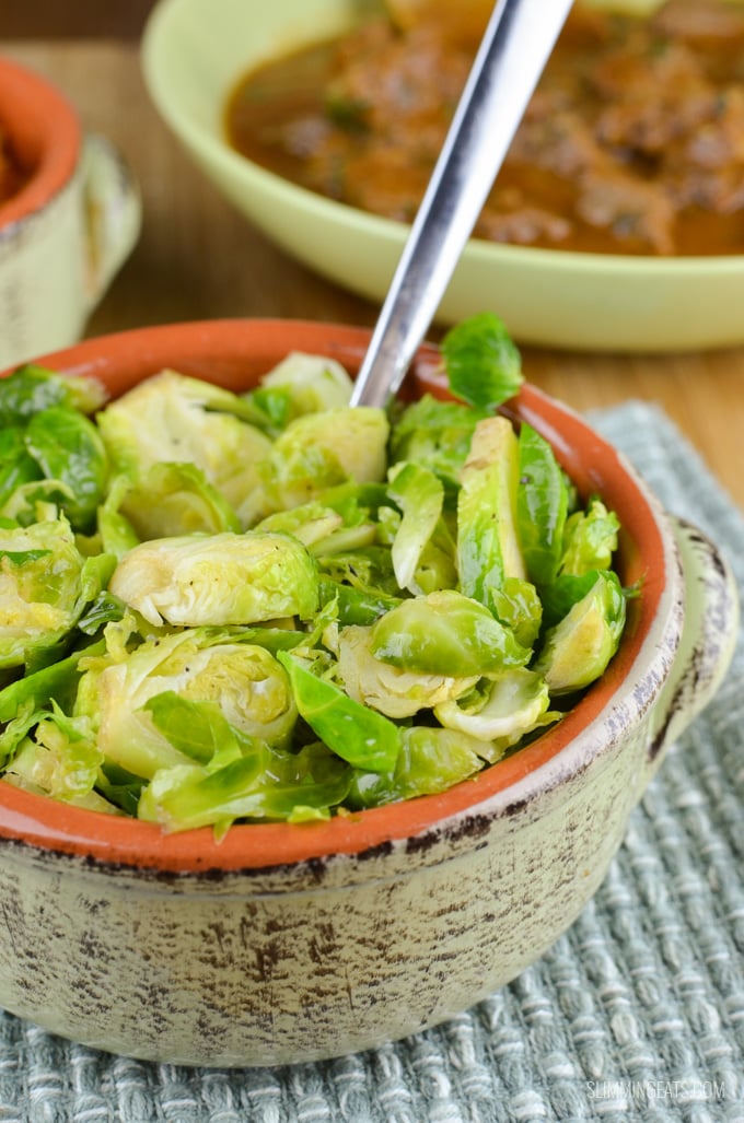 Slimming Eats Sauteed Shredded Garlic Brussel Sprouts - gluten free, dairy free, vegetarian, paleo, Whole30, Slimming Eats and Weight Watchers friendly Slimming Eats Sauteed Shredded Garlic Brussel Sprouts - gluten free, dairy free, vegetarian, paleo, Whole30, Slimming Eats and Weight Watchers friendly