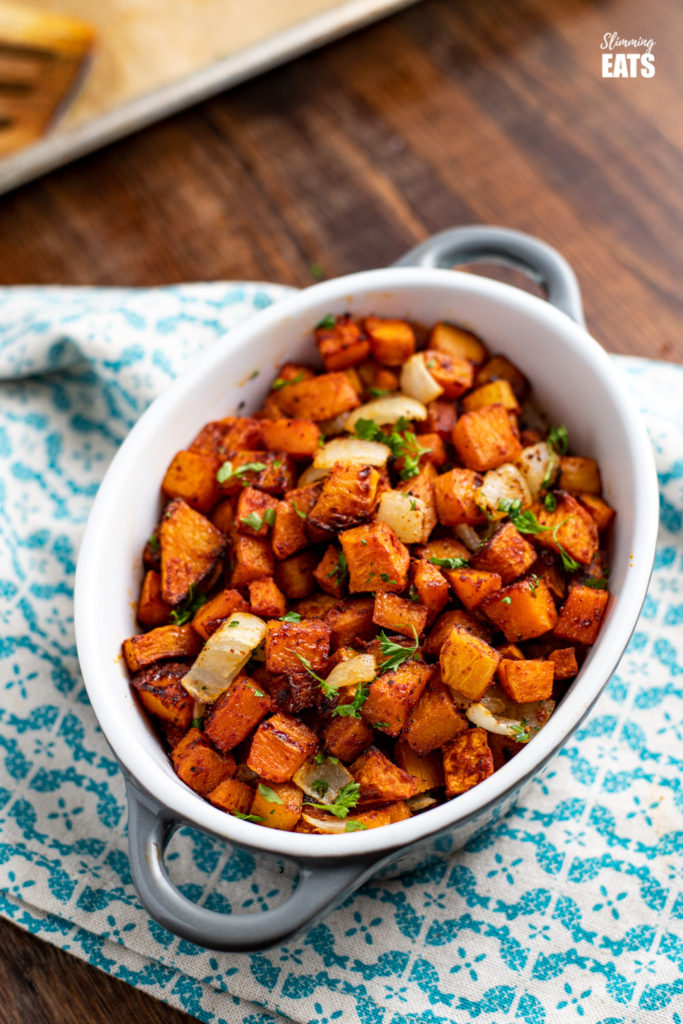 Roasted Butternut Squash with Paprika Slimming Eats