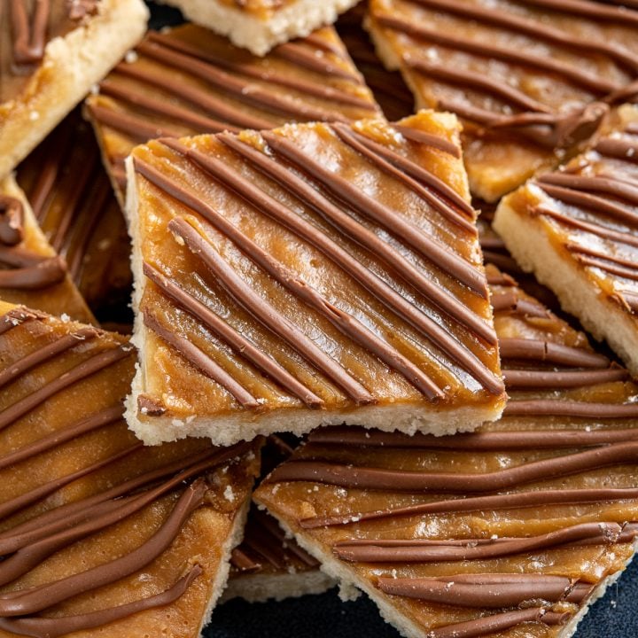 Low Sugar Millionaire's Shortbread