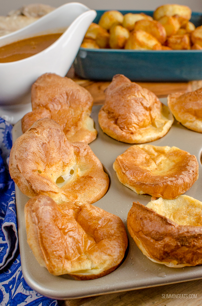Slimming Eats Yorkshire Puddings - dairy free, vegetarian, Slimming Eats and Weight Watchers friendly