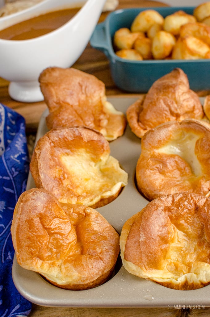 Slimming Eats Yorkshire Puddings - dairy free, vegetarian, Slimming Eats and Weight Watchers friendly