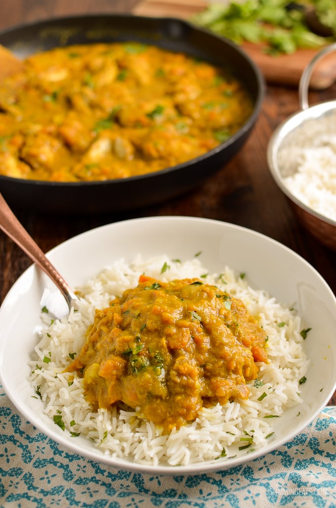 Instant pot sweet potato chicken curry 2025