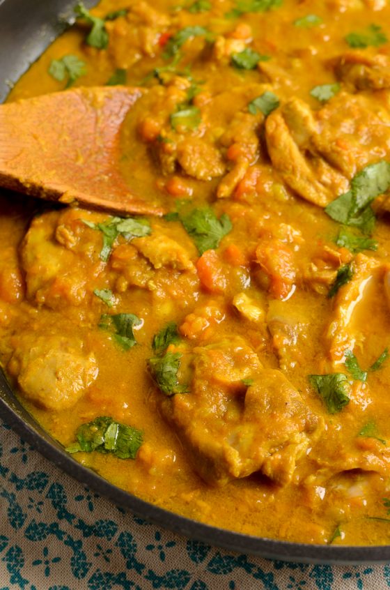 Coconut Chicken and Sweet Potato Curry (Stove Top and Instant Pot)