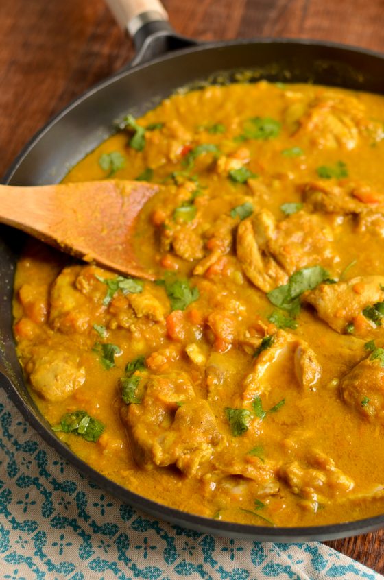 Coconut Chicken and Sweet Potato Curry (Stove Top and Instant Pot)