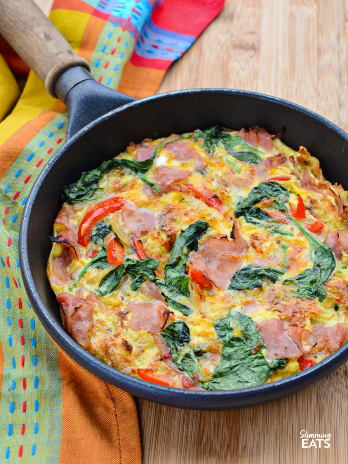 Ham and Hashbrown Frittata Slimming Eats