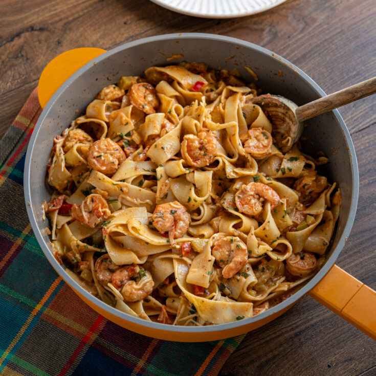 Creamy Spicy Shrimp Pasta