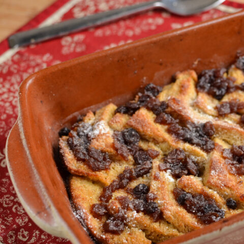 Christmas Mince Pie Bread Pudding