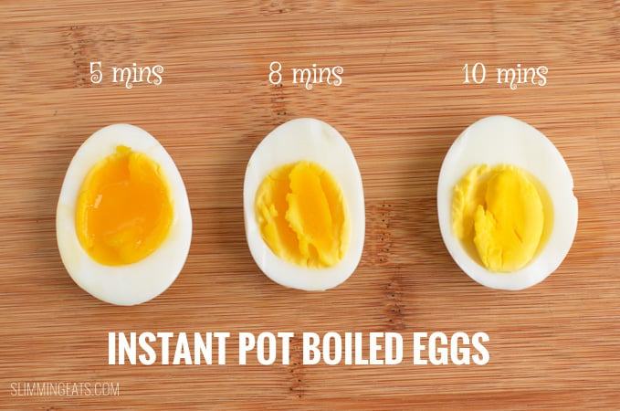 Slimming Eats Instant Pot Boiled Eggs - gluten free, dairy free, vegetarian, paleo, whole30, Slimming Eats and Weight Watchers friendly
