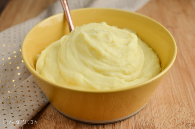 Slimming Eats Mashed Potatoes - gluten free, vegetarian, Slimming Eats and Weight Watchers friendly