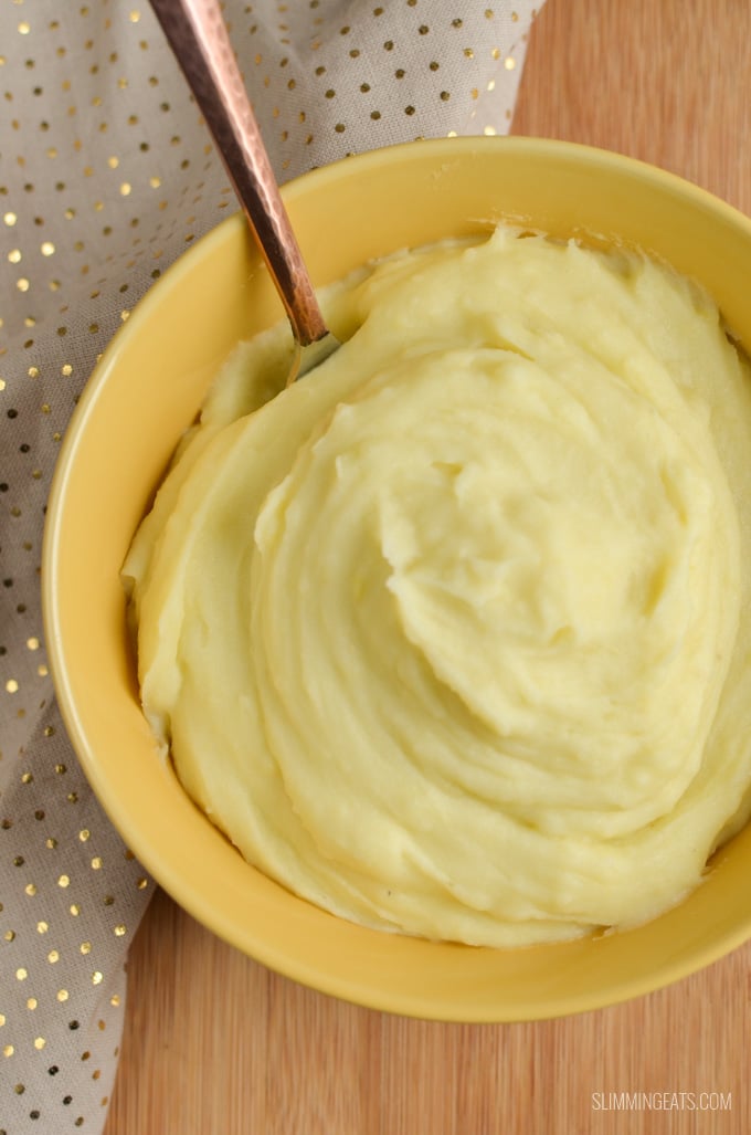 Slimming Eats Mashed Potatoes - gluten free, vegetarian, Slimming Eats and Weight Watchers friendly