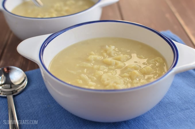 Slimming Eats Cauliflower Cheese Soup - gluten free, vegetarian, Instant Pot, Slimming Eats and Weight Watchers friendly Slimming Eats Cauliflower Cheese Soup - gluten free, vegetarian, Instant Pot, Slimming Eats and Weight Watchers friendly