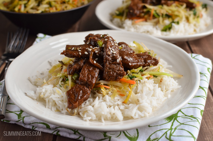 Slimming Eats Low Syn Korean Style Beef (bulgogi) - gluten free, dairy free, paleo, Slimming World and Weight Watchers friendly