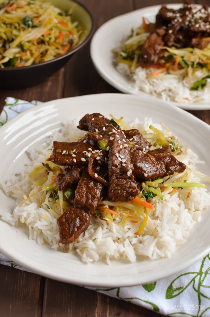 Slimming Eats Low Syn Korean Style Beef (bulgogi) - gluten free, dairy free, paleo, Slimming World and Weight Watchers friendly