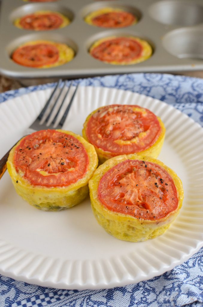 MakeAhead Bacon Egg Potato Breakfast Bites Slimming Eats Recipes