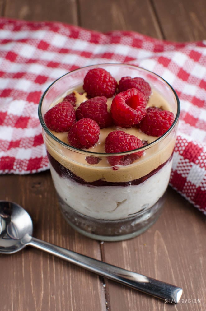 Slimming Eats Peanut Butter and Jelly Overnight Oats - gluten free, dairy free, vegetarian, Slimming Eats and Weight Watchers friendly Slimming Eats Peanut Butter and Jelly Overnight Oats - gluten free, dairy free, vegetarian, Slimming Eats and Weight Watchers friendly
