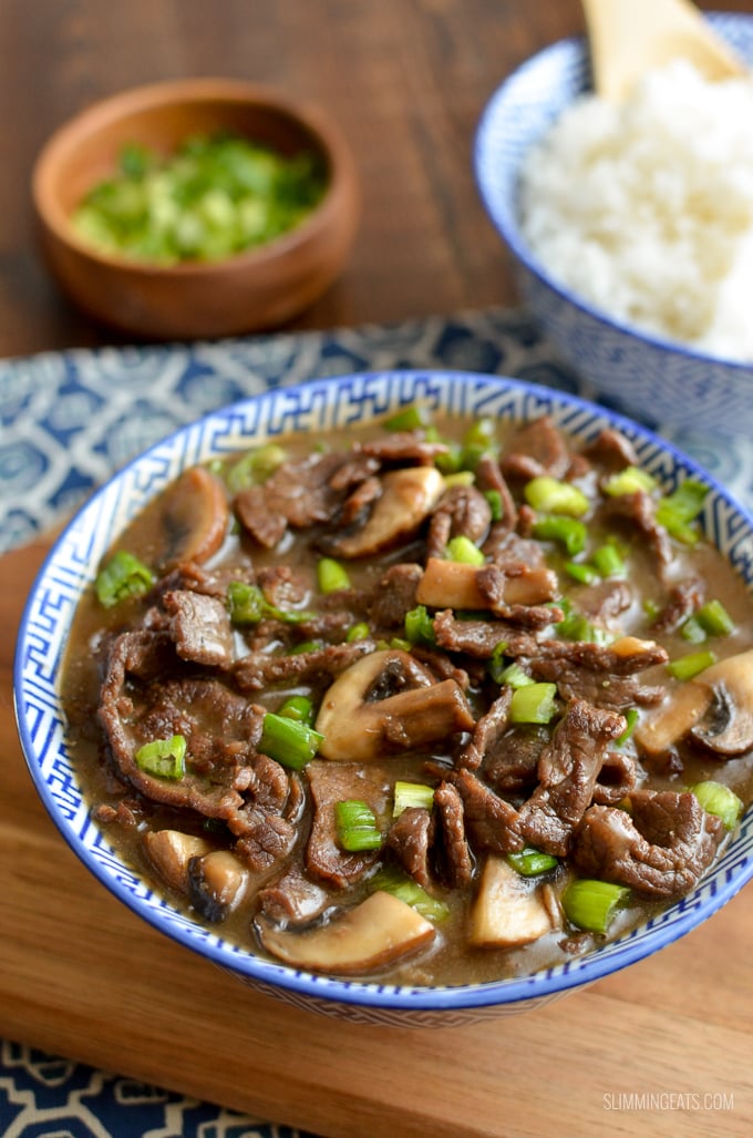 Beef with Mushrooms in Oyster Sauce | Slimming Eats