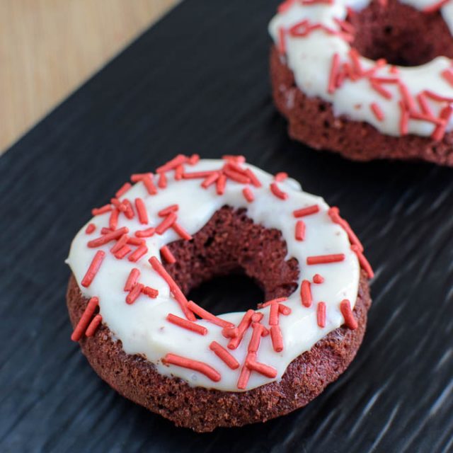 Baked Red Velvet Doughnuts Slimming Eats recipes