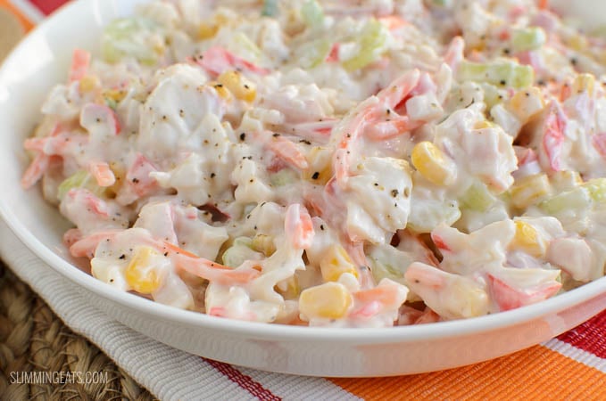 Slimming Eats Seafood Salad - Slimming Eats and Weight Watchers friendly
