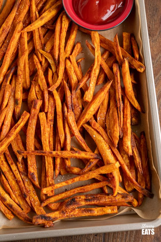 Perfect Oven Baked Sweet Potato Fries Slimming Eats Recipes