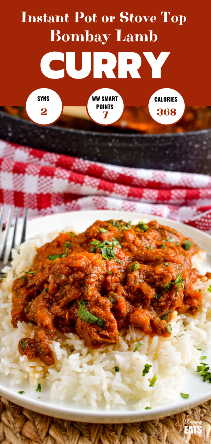 Bombay Lamb Curry (Instant Pot and Stove Top) Slimming Eats