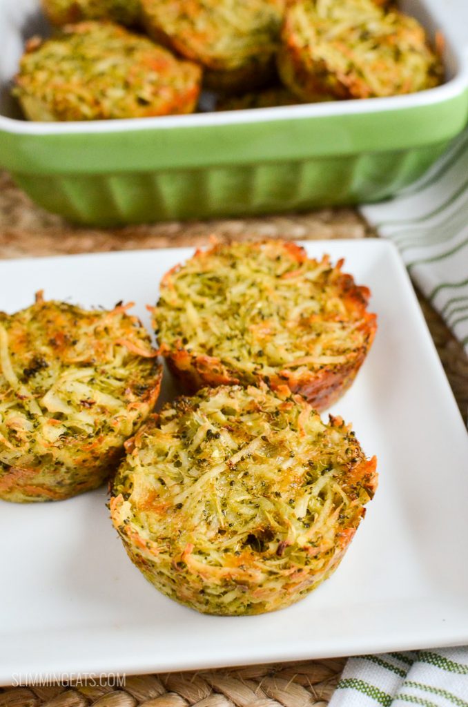 Broccoli Cheddar Hash Brown Muffins Slimming Eats
