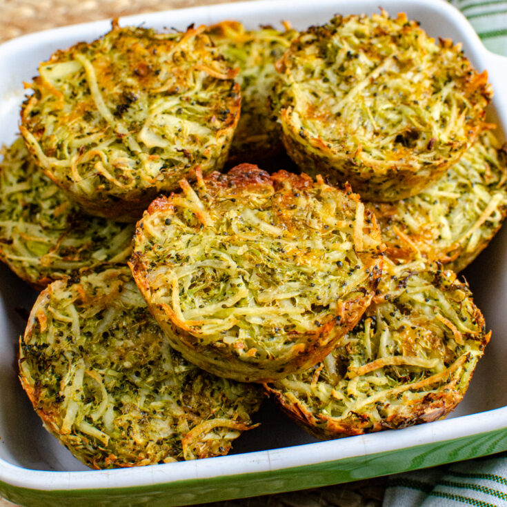 Broccoli Cheddar Hash Brown Muffins