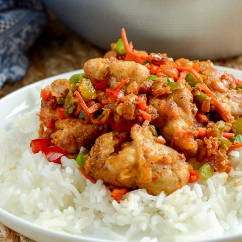 Chinese Salt and Pepper Chicken - Slimming Friendly