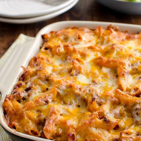 Sloppy Joe Pasta Bake | Slimming Eats