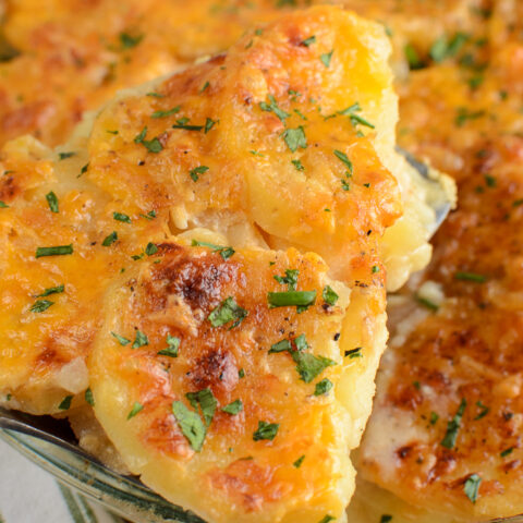 Lighter Scalloped Potatoes