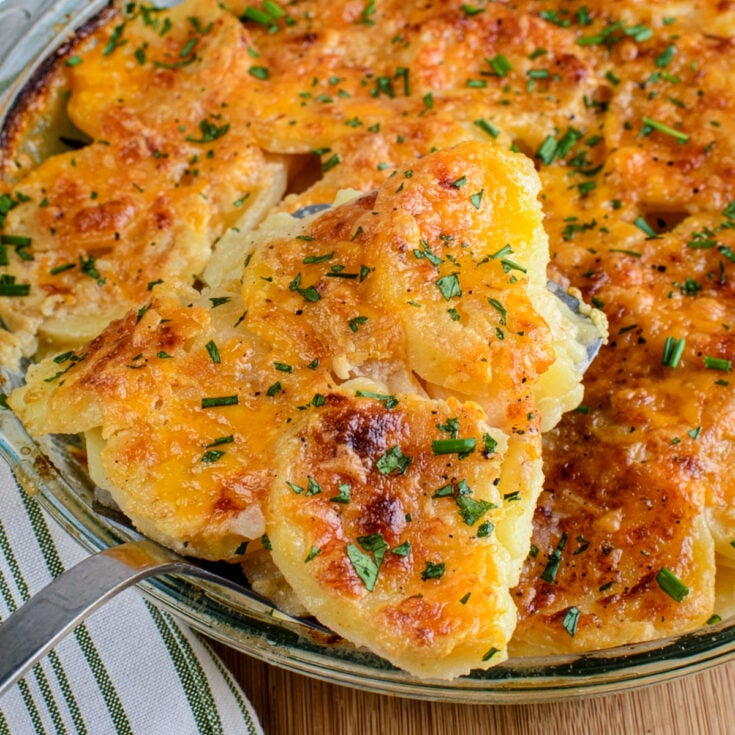 Lighter Scalloped Potatoes