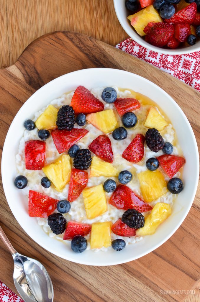 Pearl Barley Greek Yoghurt Breakfast Bowl Slimming Eats