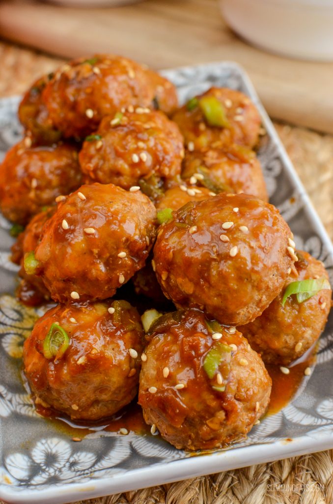Apricot Chicken Meatballs Slimming Eats