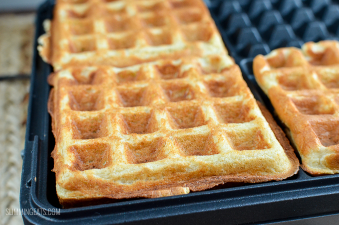 Slimming Eats Syn Free Classic Belgian Waffles - gluten free, vegetarian, Slimming World and Weight Watchers friendly