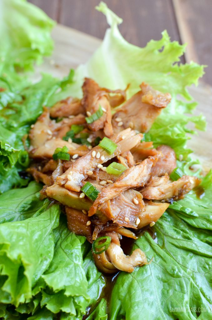 Honey Garlic Chicken Lettuce Wraps Slimming Recipes