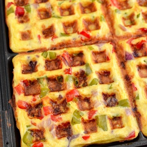 Easy  Waffle Omelette