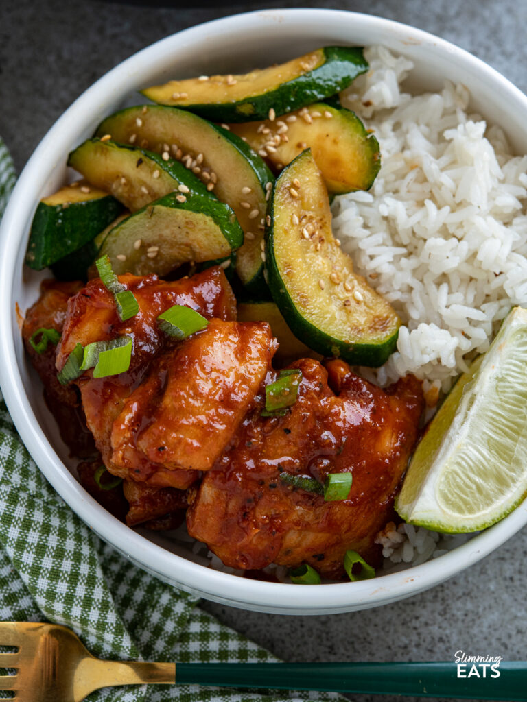 Quick Sriracha Chicken Slimming Eats
