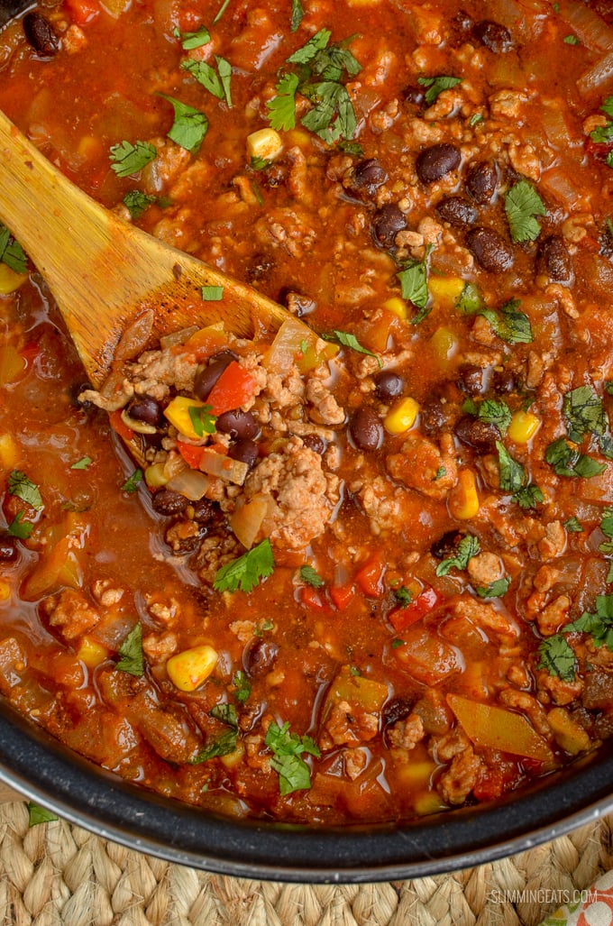 Slimming Eats Syn Free Instant Pot Turkey Taco Soup - gluten free, dairy free, Slimming World and Weight Watchers friendly