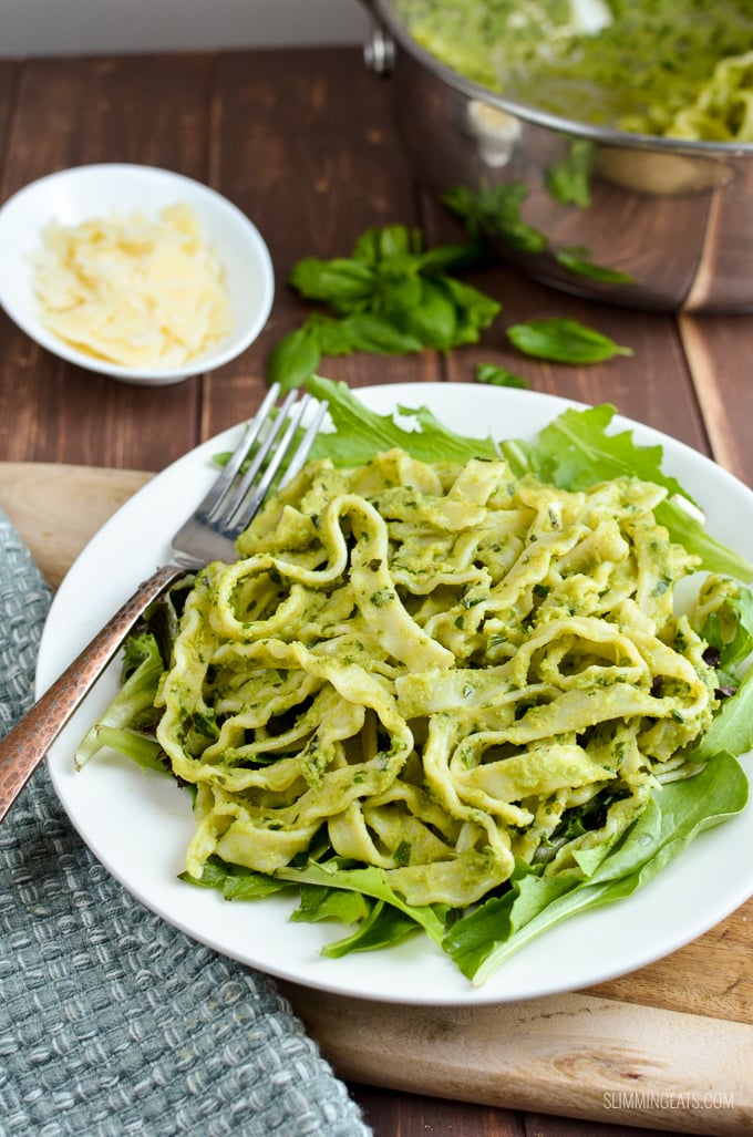 This homemade pea pesto recipe offers a fantastic low-calorie twist on traditional pesto, ideal for generously coating your favourite pasta, delivering a creamy pesto finish that's simply irresistible.