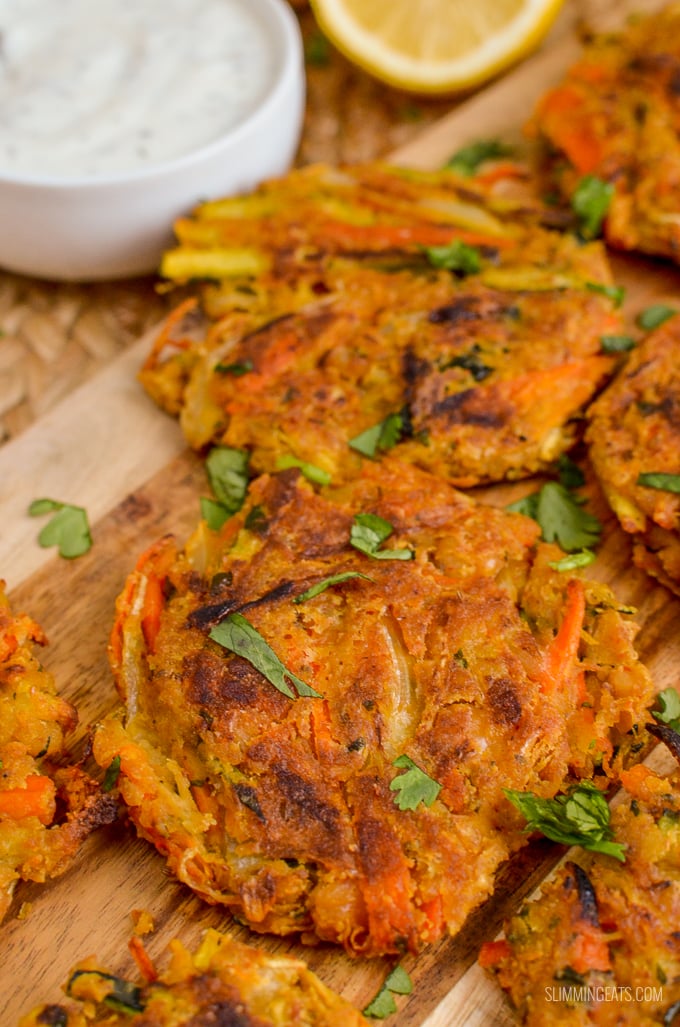 Slimming Eats Healthy Delicious Vegetable Pakoras - gluten free, dairy free, vegetarian, Slimming and Weight Watchers friendly