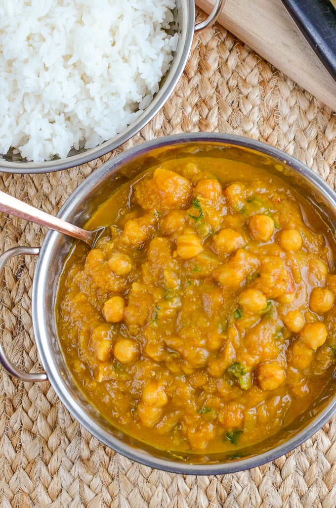 Slimming Eats Butternut Squash Chickpea Curry - dairy free, gluten free, vegan, Slimming World and Weight Watchers friendly