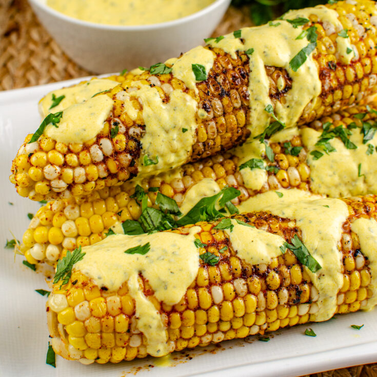 Indian Spiced Corn on the Cob