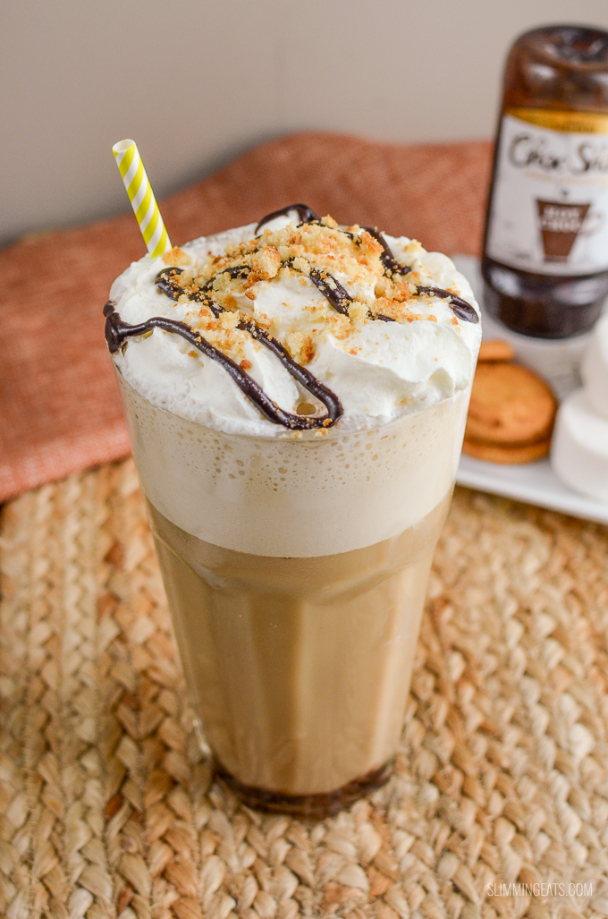 Slimming Eats Low Syn S'mores Frappuccino - Slimming World and Weight Watchers friendly