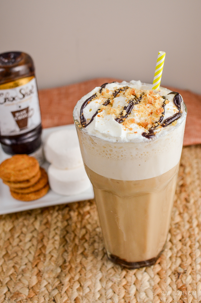 Slimming Eats Low Syn S'mores Frappuccino - Slimming World and Weight Watchers friendly