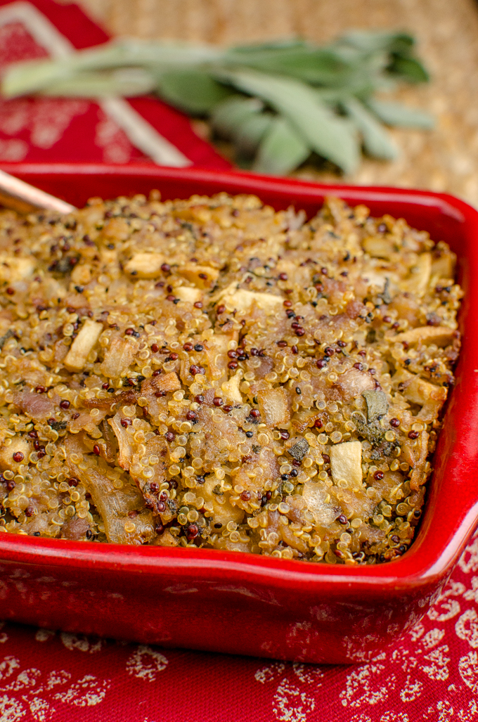Slimming Eats - Delicious Low Syn Sausage Sage Onion Quinoa Stuffing - Gluten Free, Dairy Free, Slimming World and Weight Watchers friendly