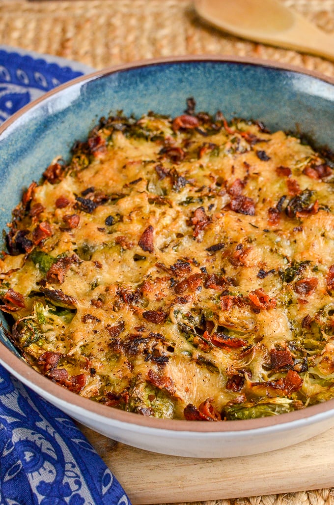 Slimming Eats Brussels Sprouts Gratin - gluten free, vegetarian, Slimming Eats and Weight Watchers friendly