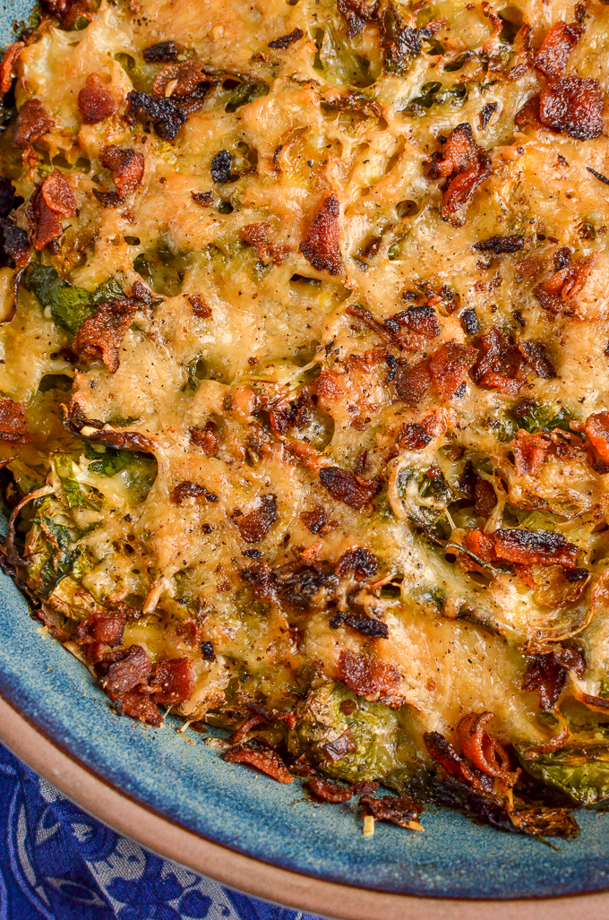 Slimming Eats Syn Free Brussels Sprouts Gratin - gluten free, vegetarian, Slimming World and Weight Watchers friendly