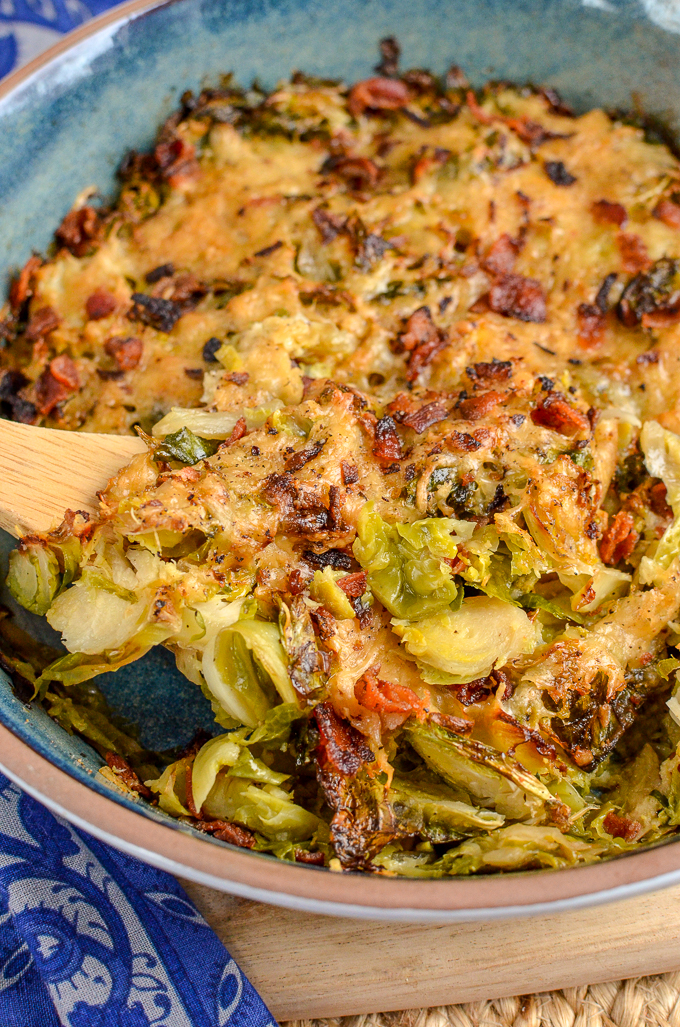 Slimming Eats Syn Free Brussels Sprouts Gratin - gluten free, vegetarian, Slimming World and Weight Watchers friendly