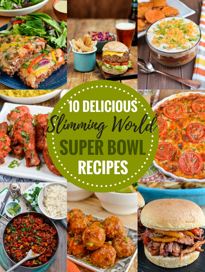 These 10 Delicious Slimming World Super Bowl Recipes will help you enjoy the big occasion without feeling guilty | www.slimmingeats.com