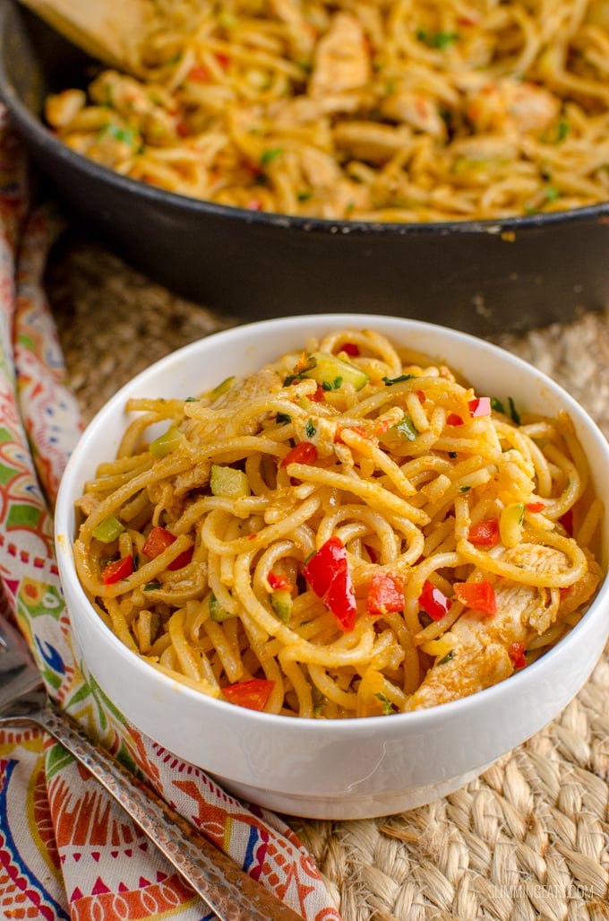 Slimming Eats Bang Bang Chicken Pasta - slimming eats and weight watchers friendly -  11 WW Smart Points